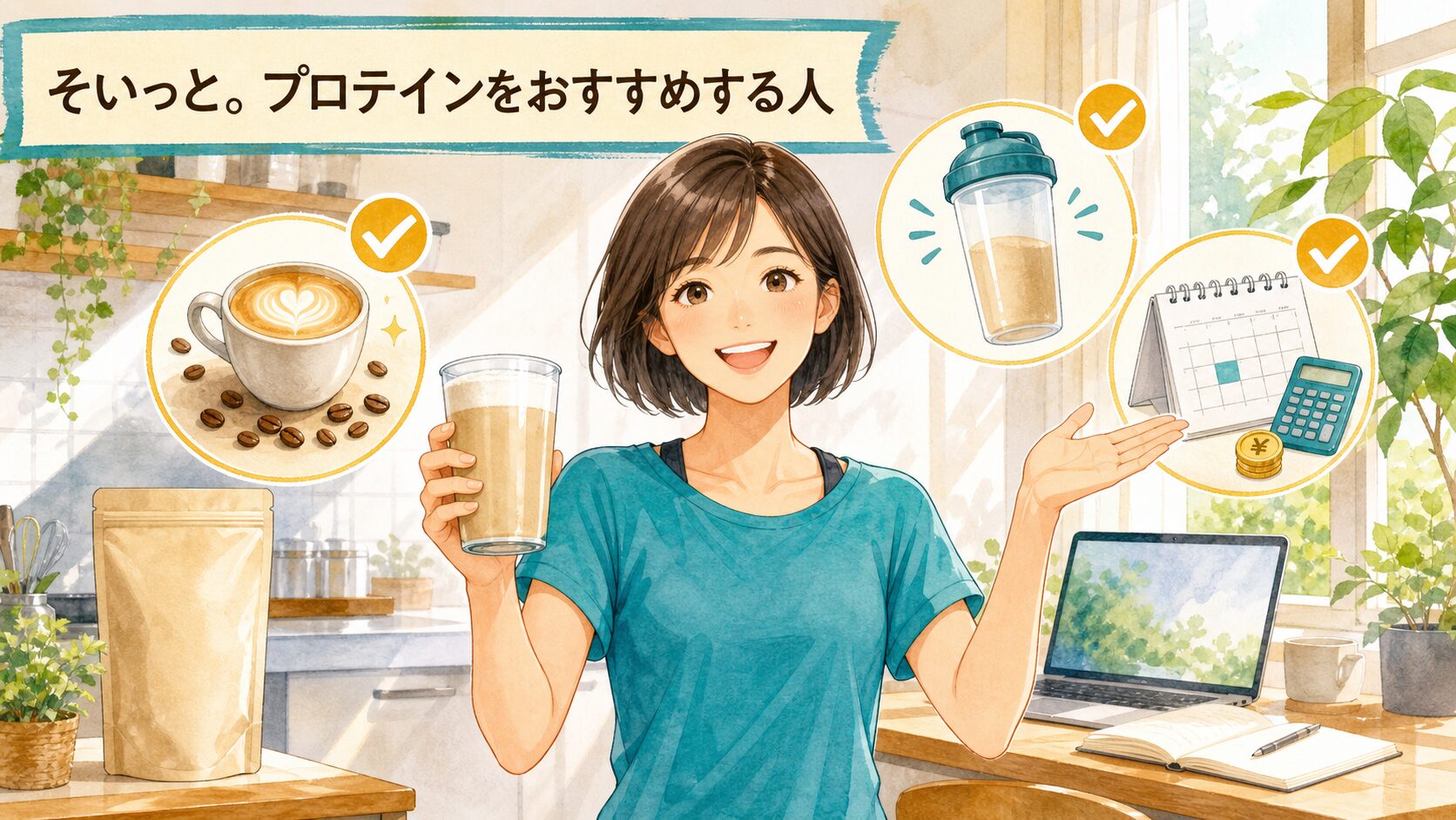そいっと。プロテインをおすすめする人
