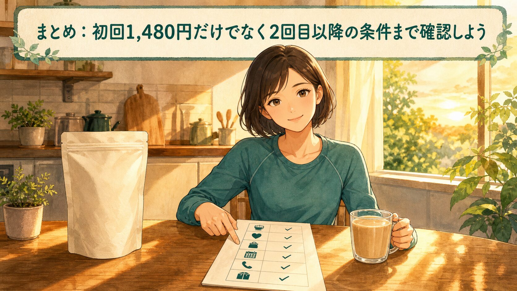 まとめ:初回1,480円だけでなく2回目以降の条件まで確認しよう