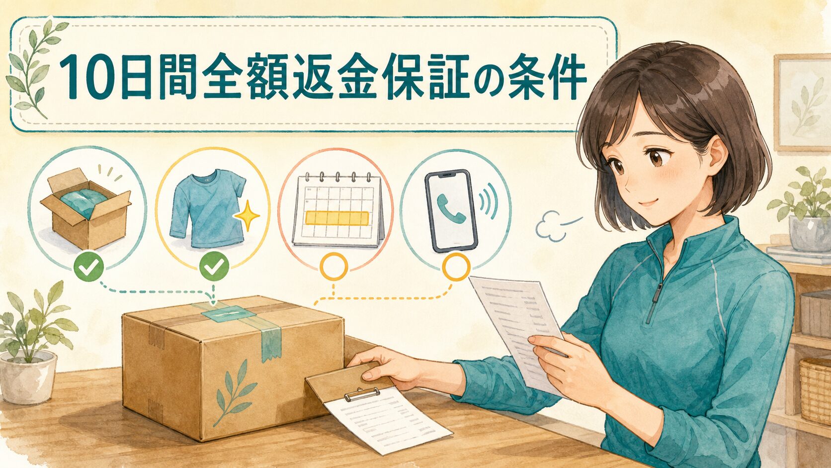 10日間全額返金保証の条件
