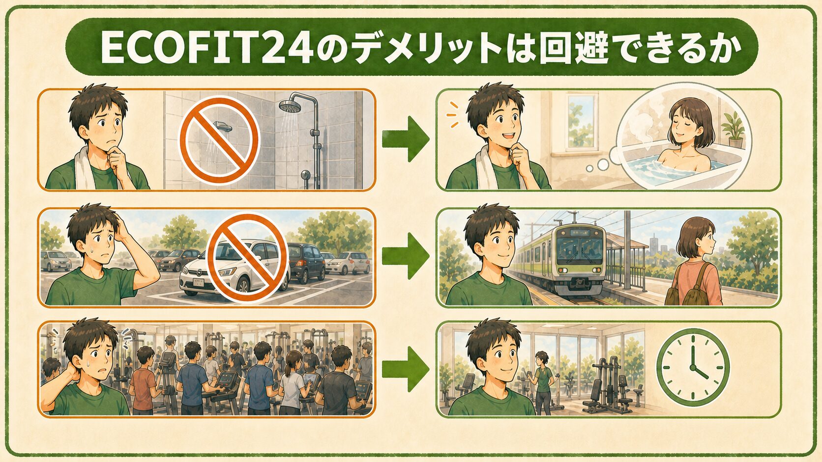 ECOFIT24のデメリットは回避できるか