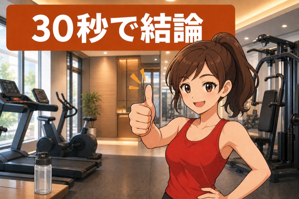 30秒でわかるFiT24札幌厚別東店の結論