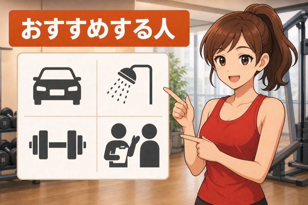 FiT24札幌厚別東店をおすすめする人