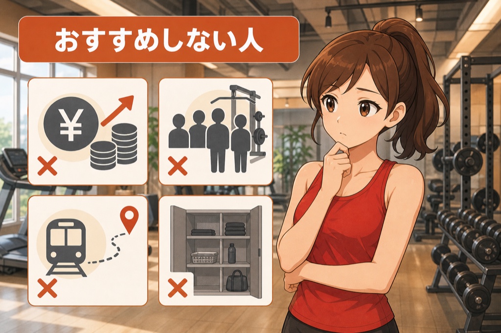 FiT24札幌厚別東店をおすすめしない人