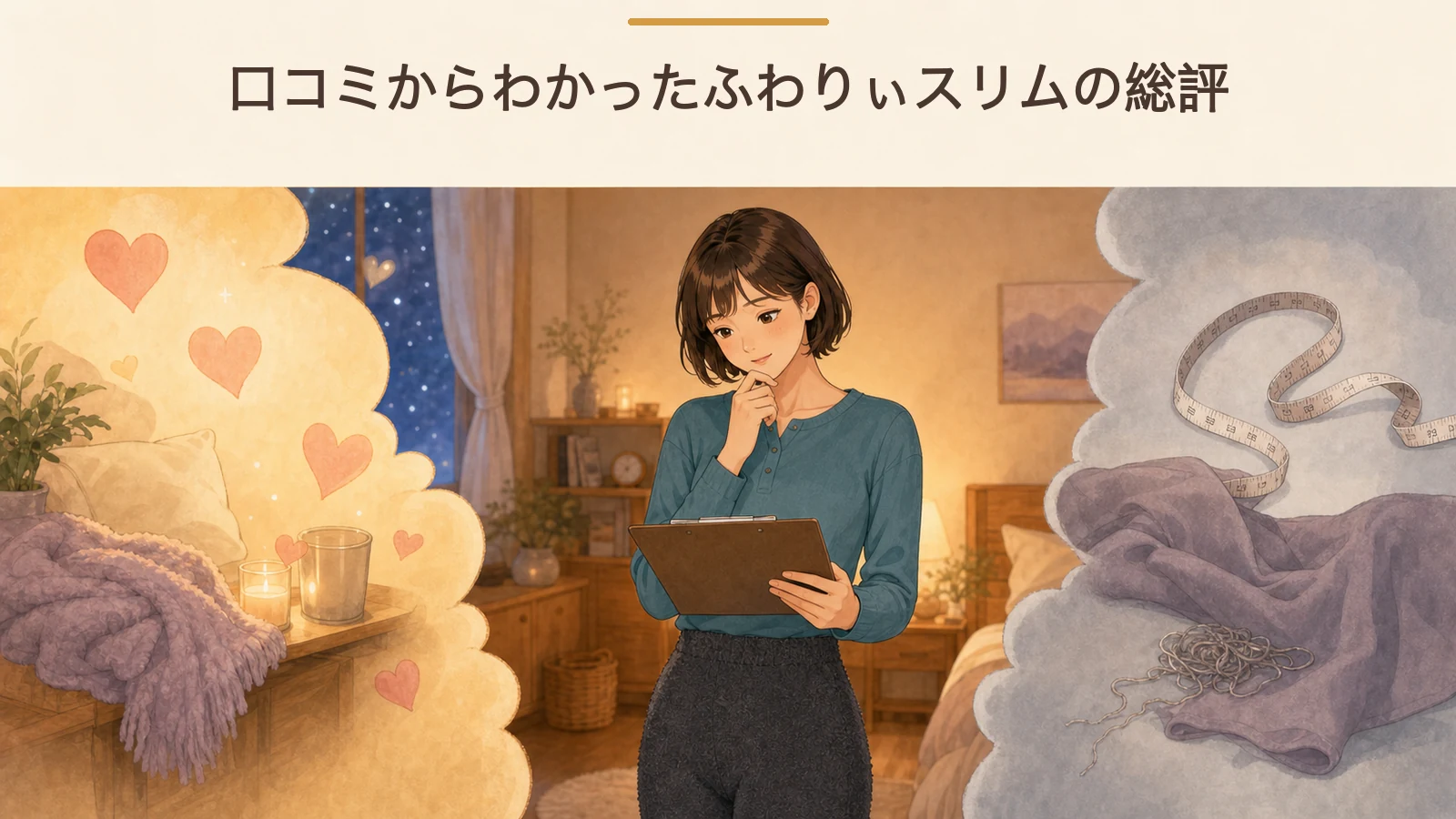 口コミからわかったふわりぃスリムの総評