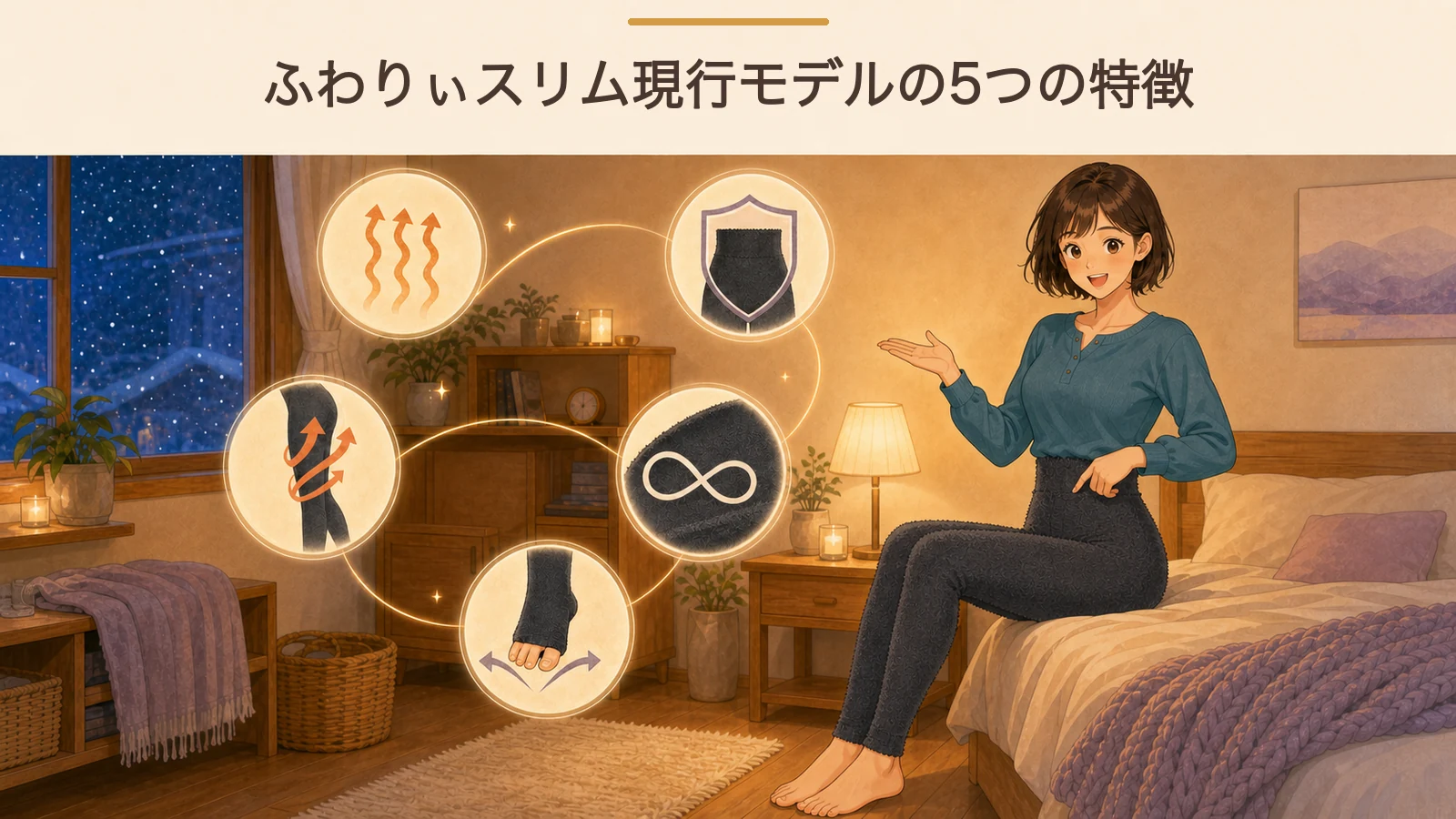 ふわりぃスリム現行モデルの5つの特徴