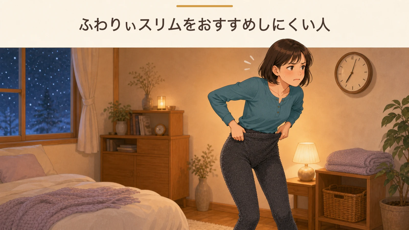 ふわりぃスリムをおすすめしにくい人