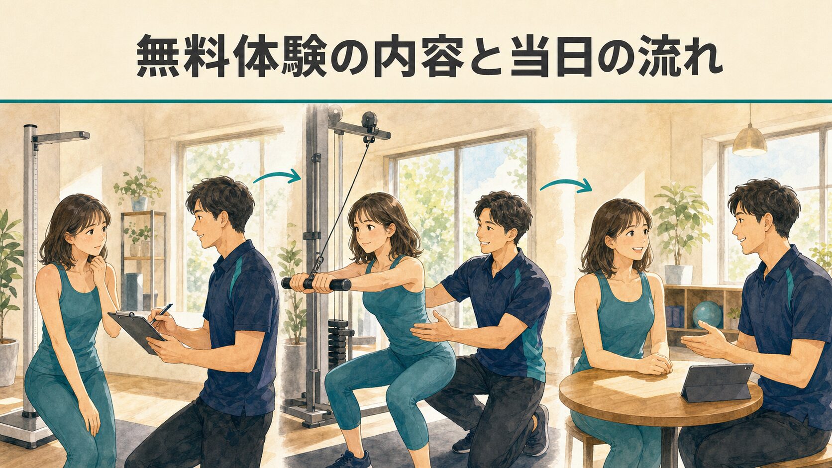 無料体験の内容と当日の流れ