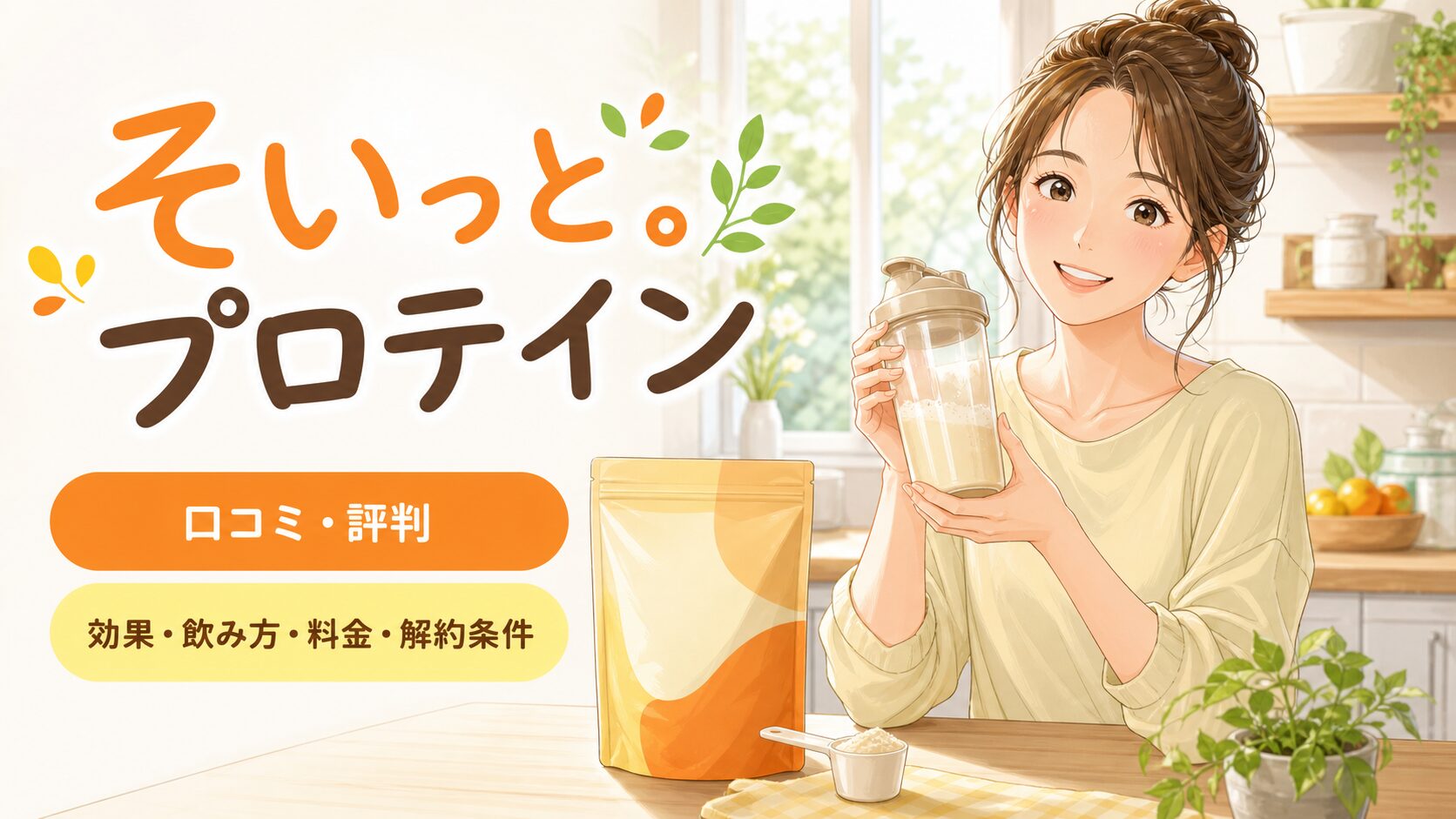 そいっと。プロテインの口コミ・評判は？効果・飲み方・料金・解約条件を解説