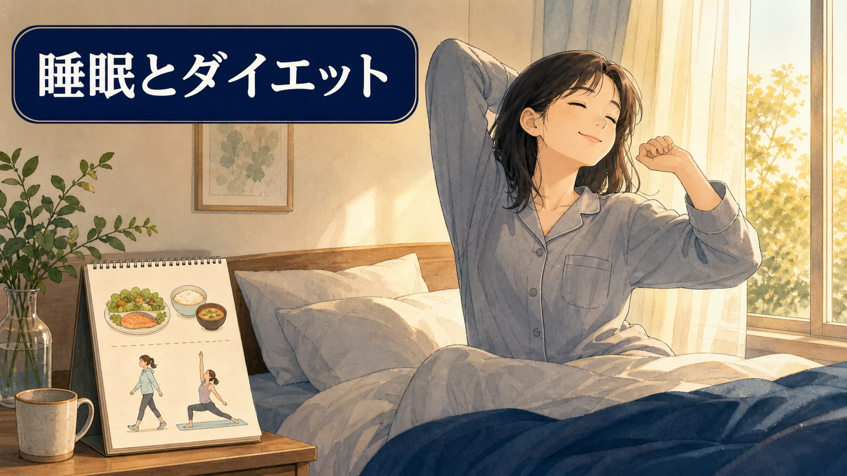 ダイエットと睡眠の関係|ねむる惑星を検討する前に知っておきたいこと
