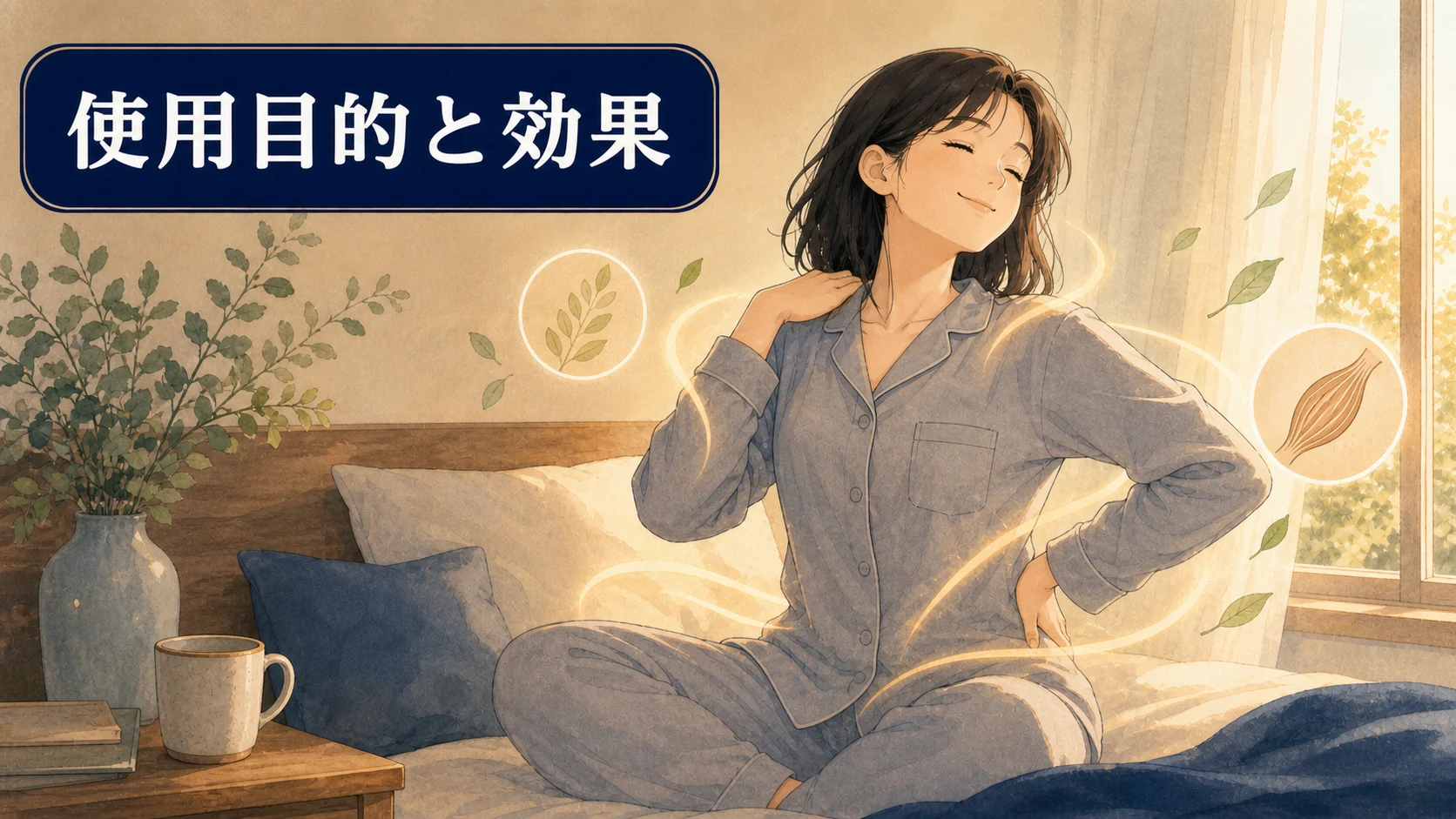 ねむる惑星の効果|公式サイトに記載された使用目的