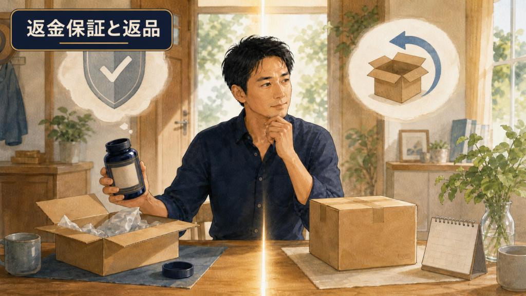 20日間返金保証と通常返品の違い