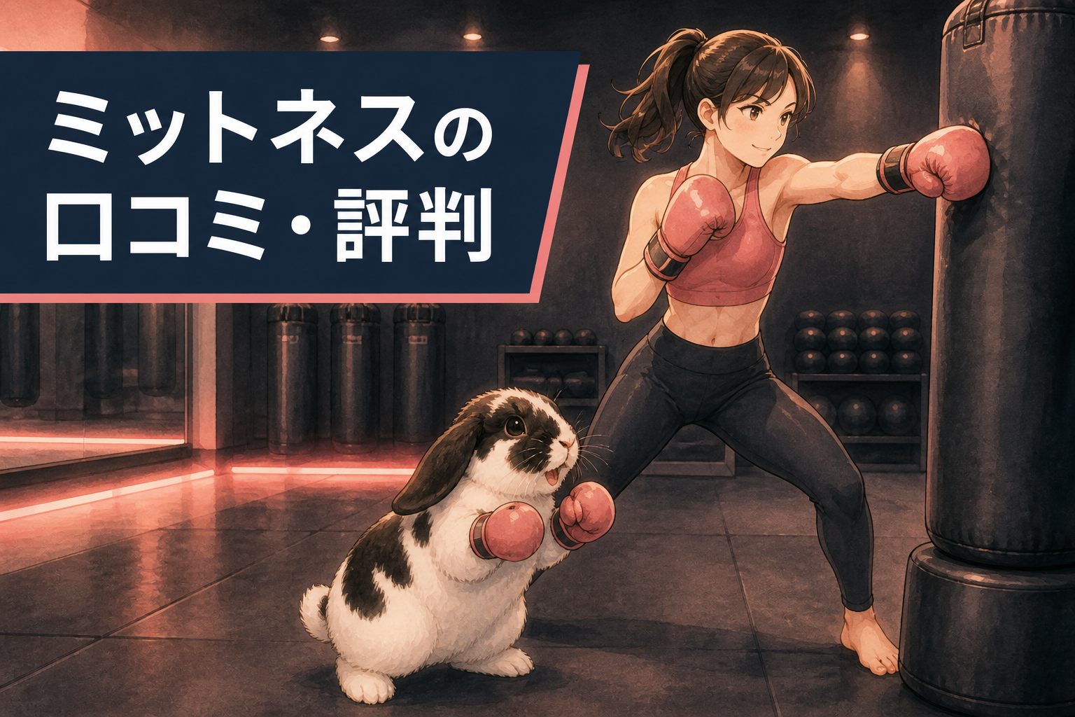 ミットネスの口コミ・評判 アイキャッチ（ポテちゃん）