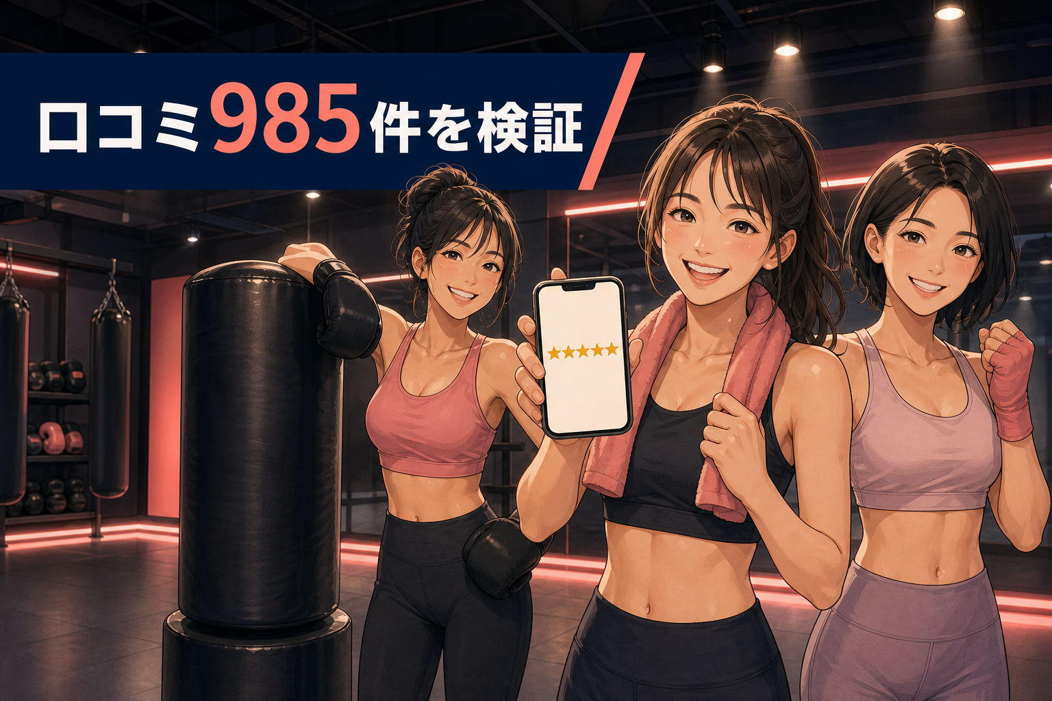 ミットネスの口コミ985件を検証したイメージ