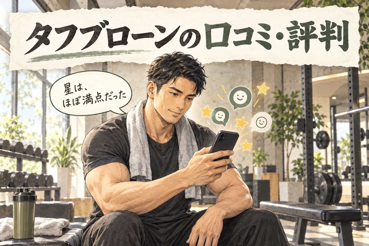 タフブローンの口コミ・評判