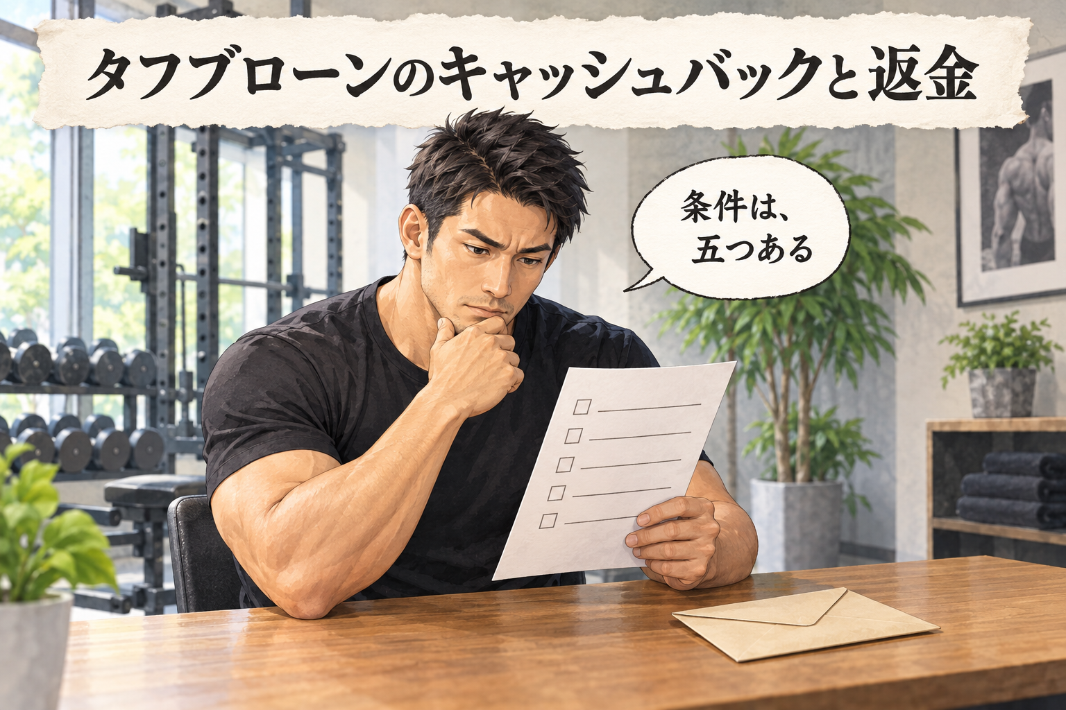 タフブローンのキャッシュバックと返金