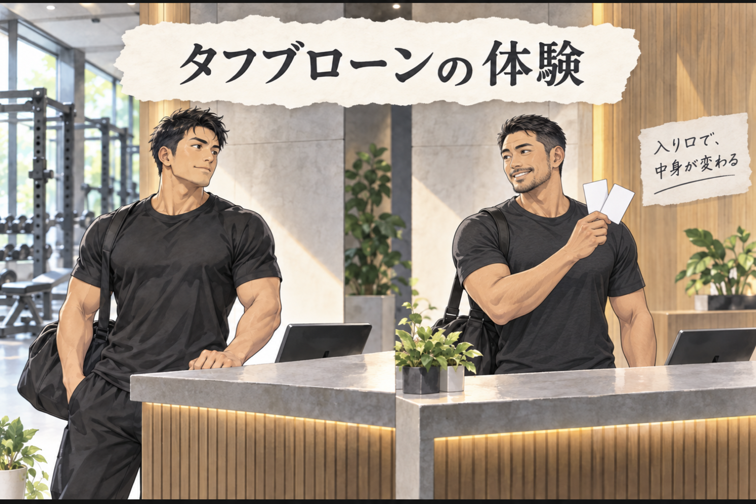 タフブローンの体験
