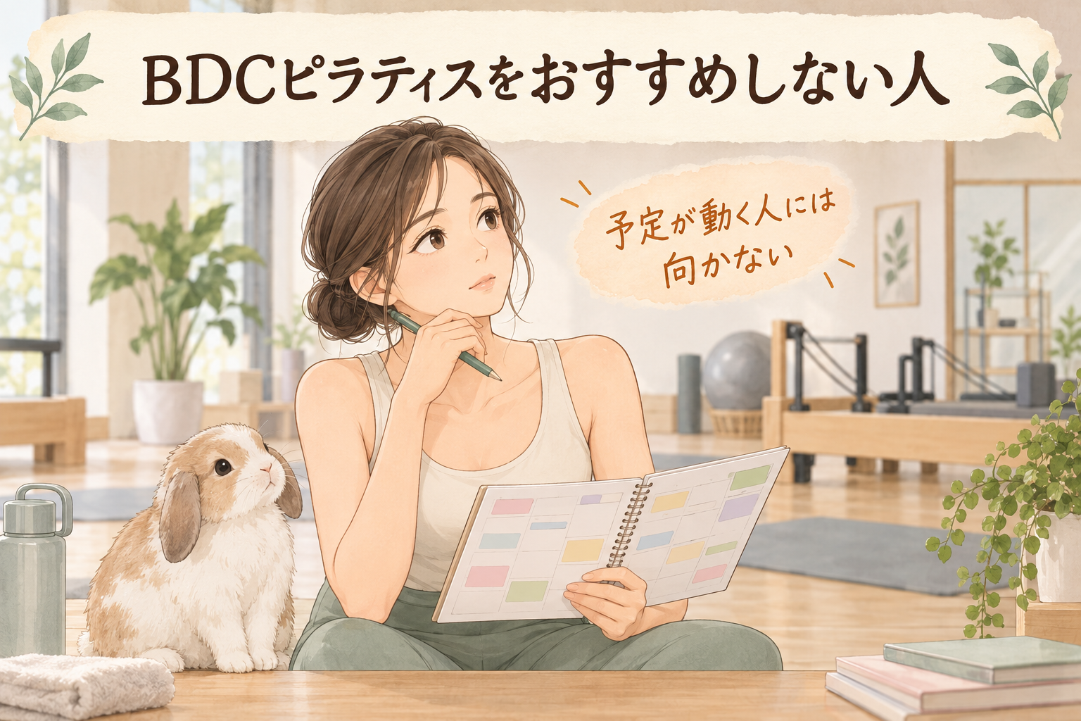 BDCピラティスをおすすめしない人のイラスト