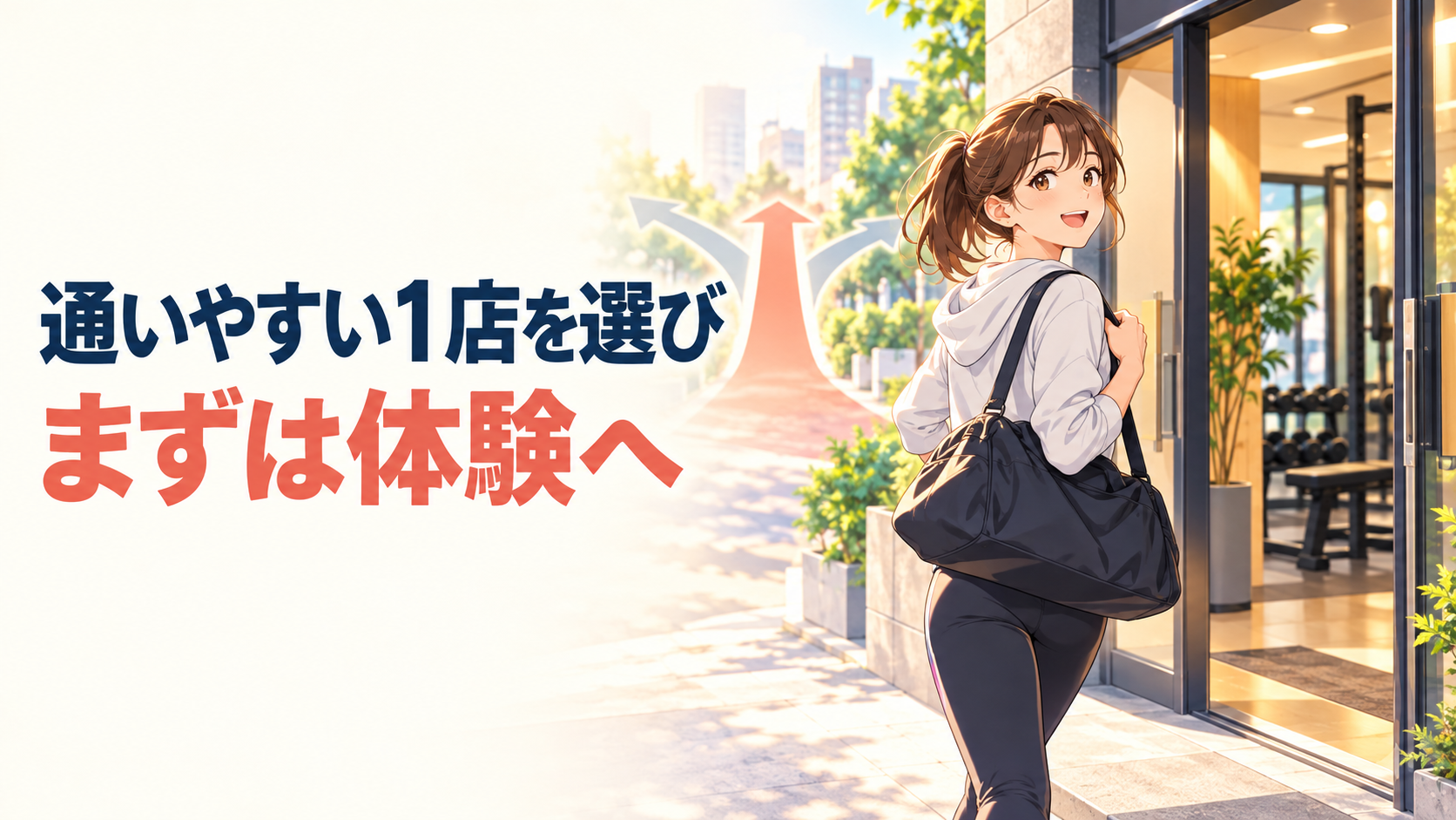 通いやすい1店を選びまずは体験へ
