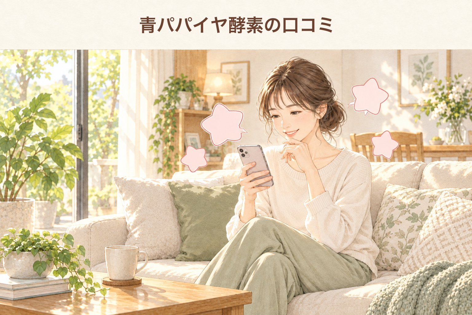 青パパイヤ酵素（バイオノーマライザー）の口コミ