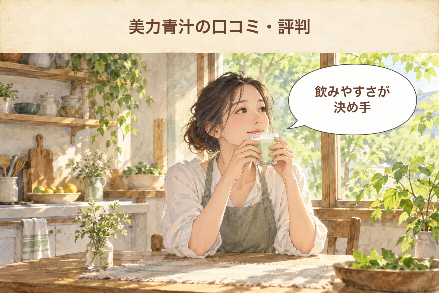 美力青汁の口コミ・評判