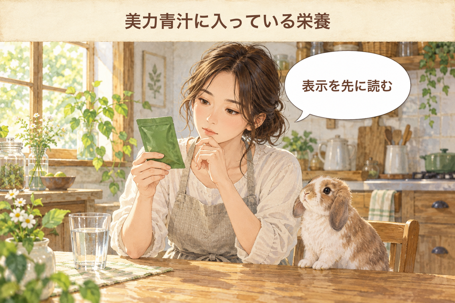 美力青汁に入っている栄養