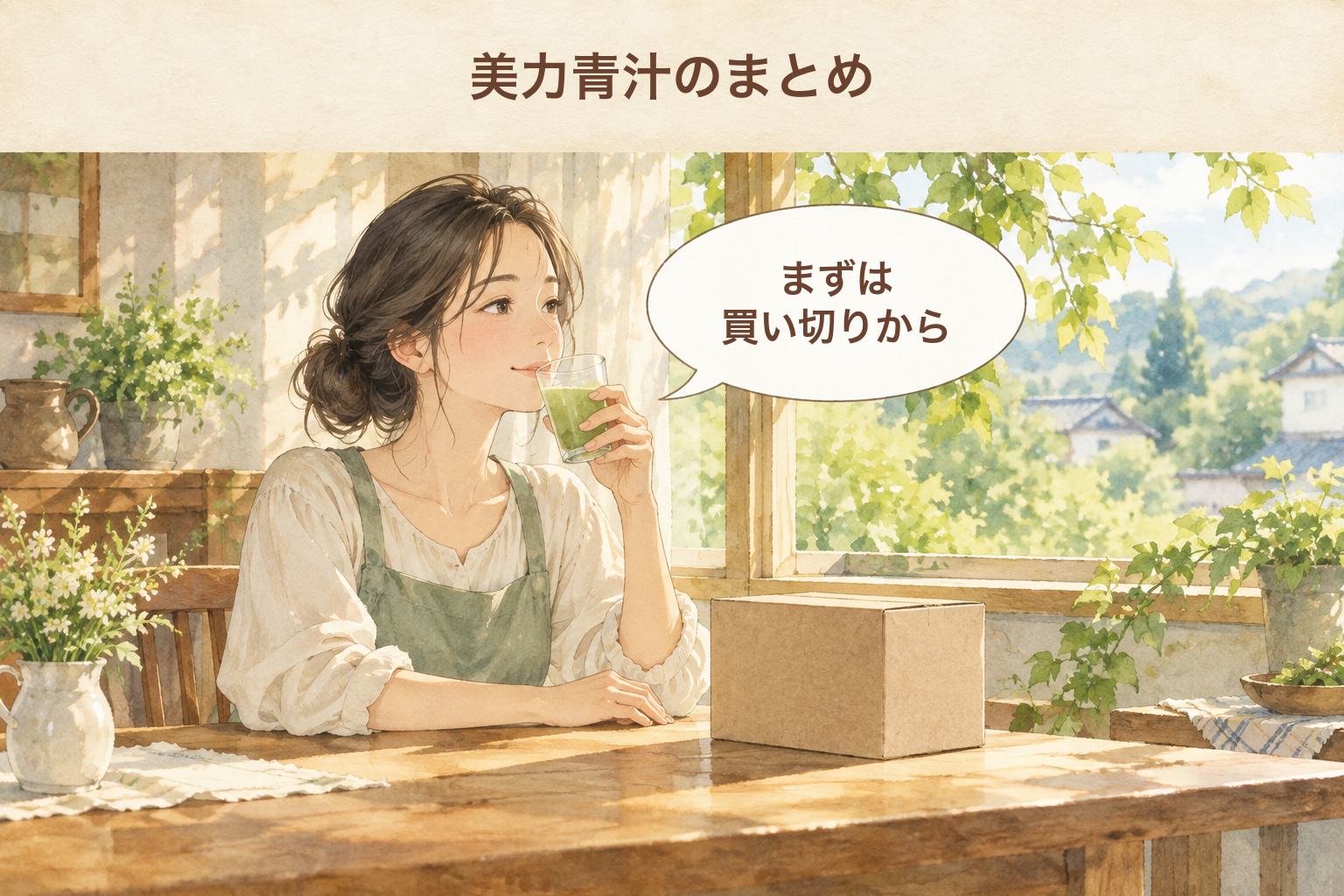 美力青汁のまとめ