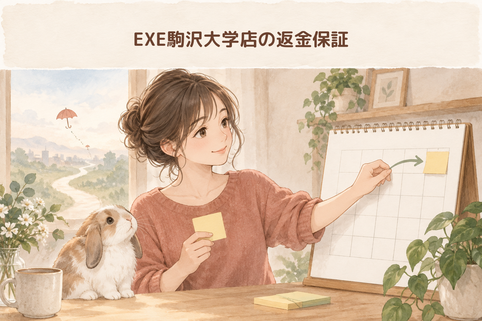 EXE駒沢大学店の返金保証