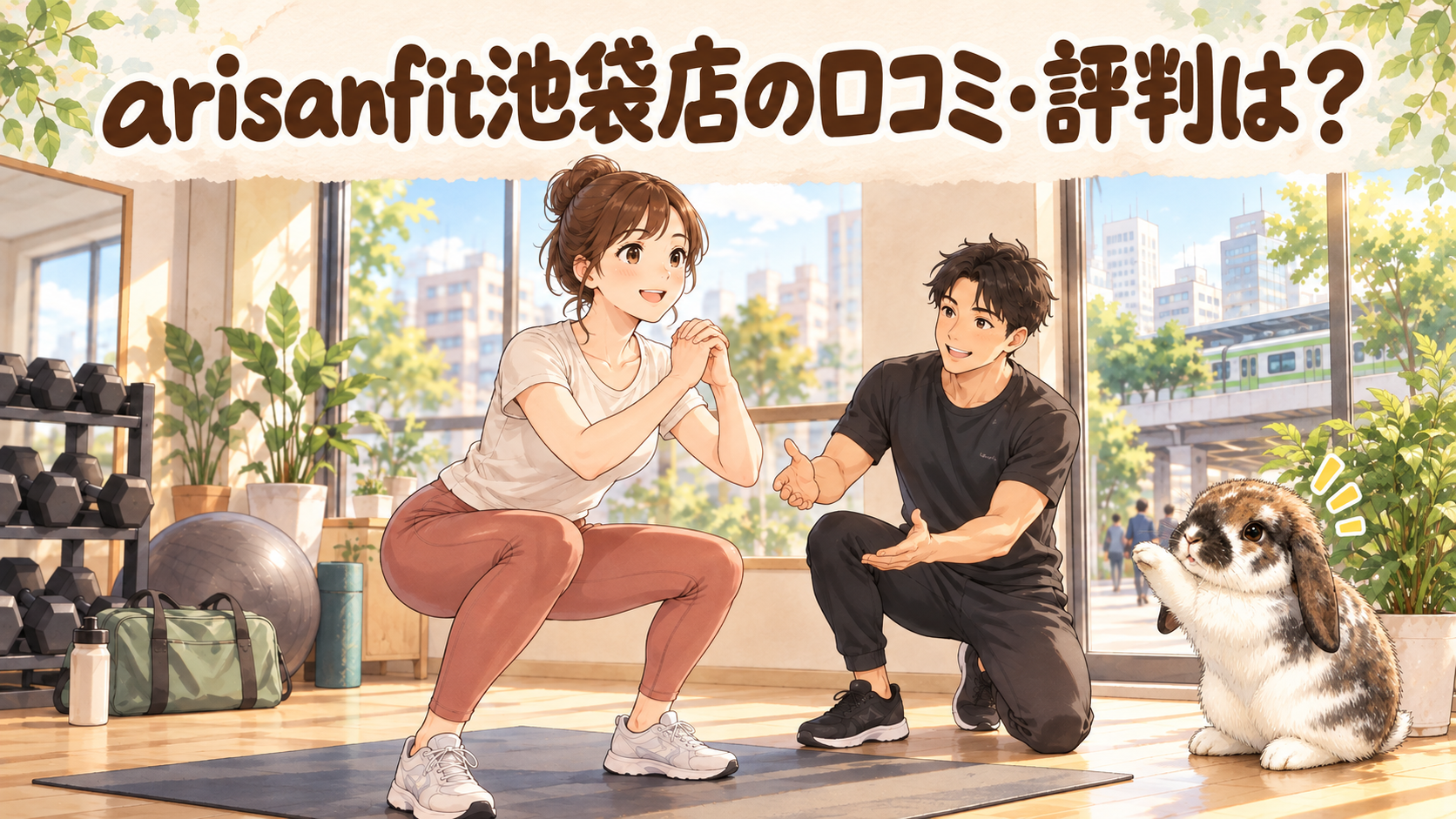 arisanfit池袋店の口コミ・評判は？ ポテちゃん入りアイキャッチ