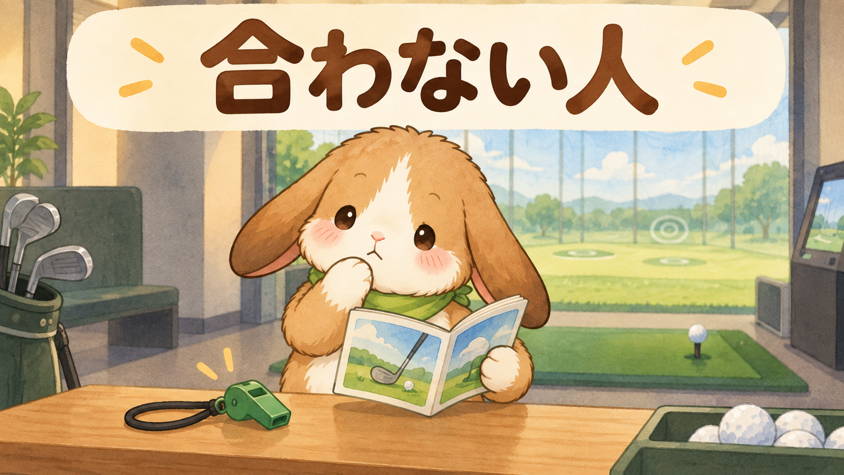 FiT24インドアゴルフが合わない人を考えるポテちゃん
