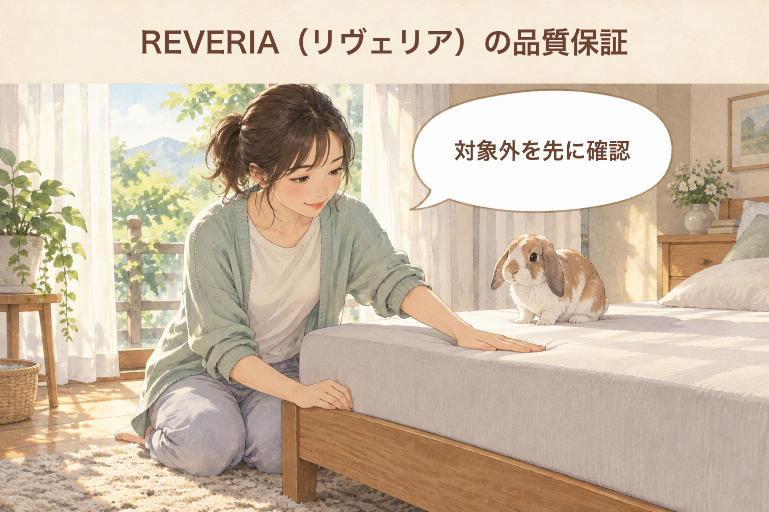 REVERIA（リヴェリア）の品質保証