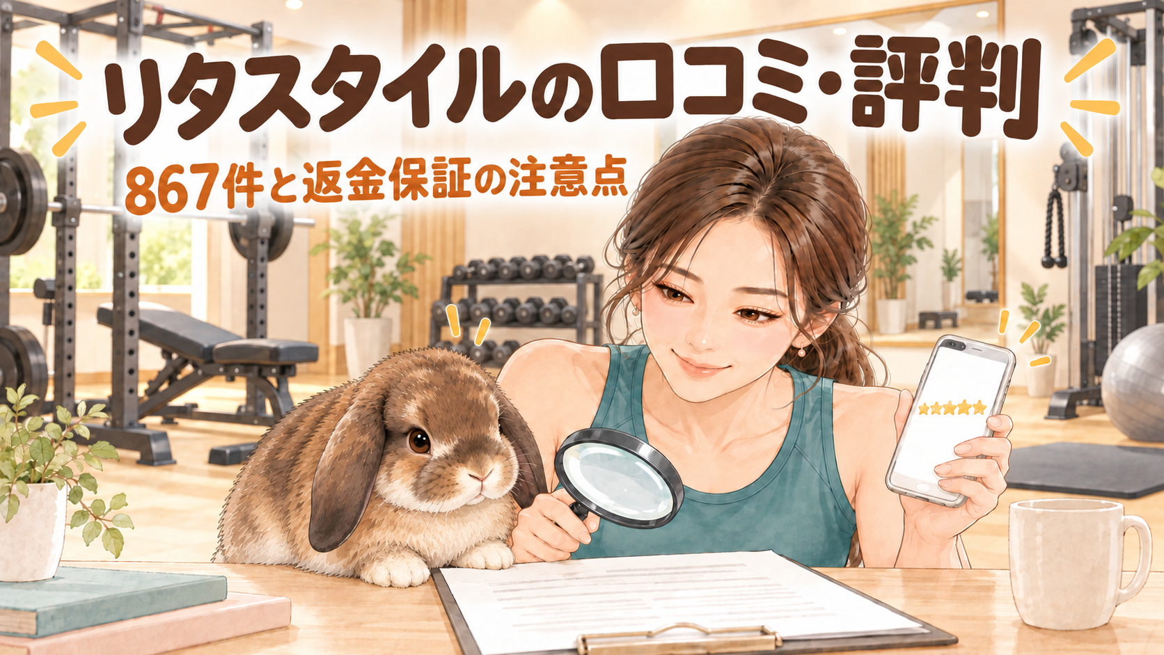 リタスタイルの口コミ・評判｜867件と返金保証の注意点