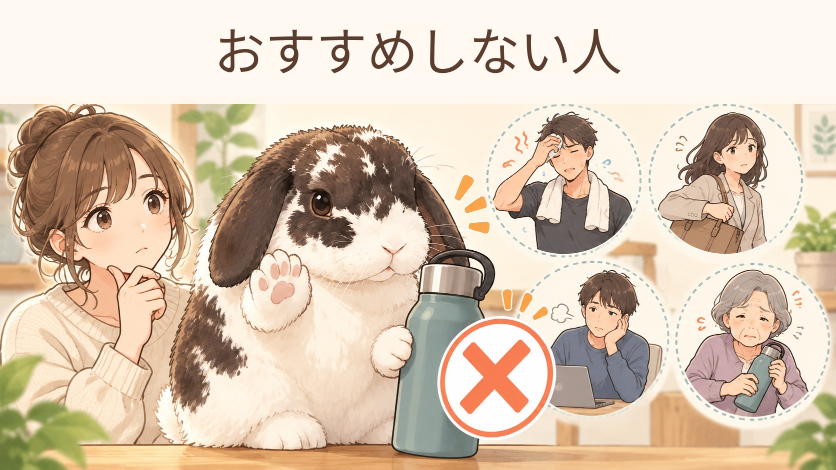 シリカピュア|おすすめしない人のポテちゃん図解