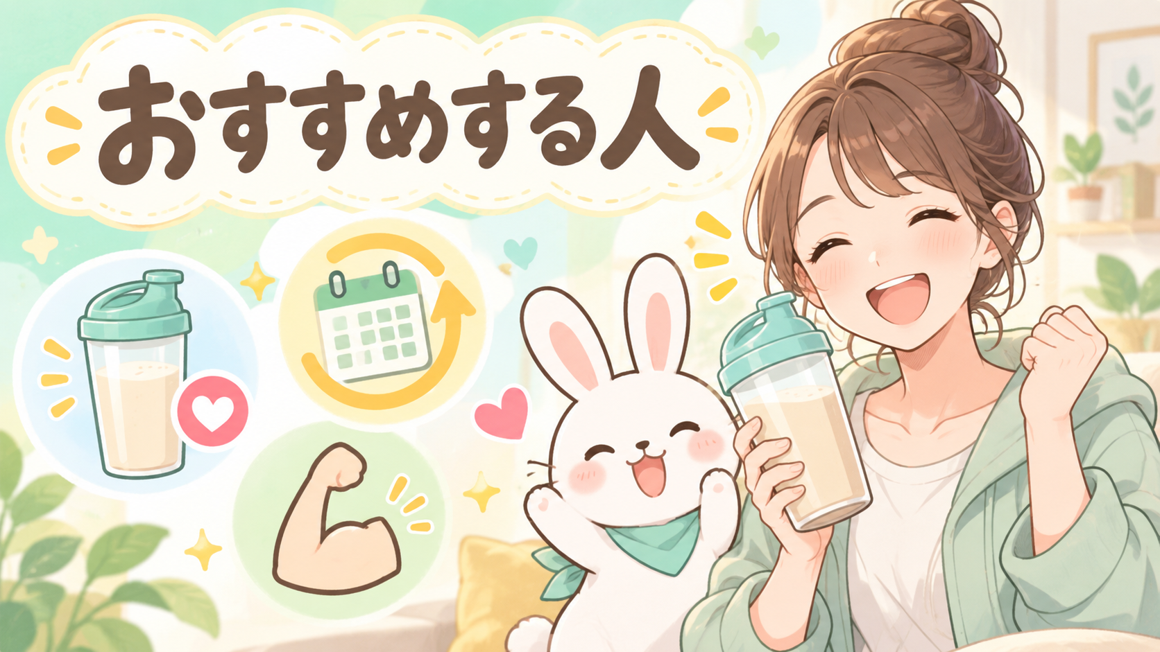 ULTORAをおすすめする人を表すアニメイラスト