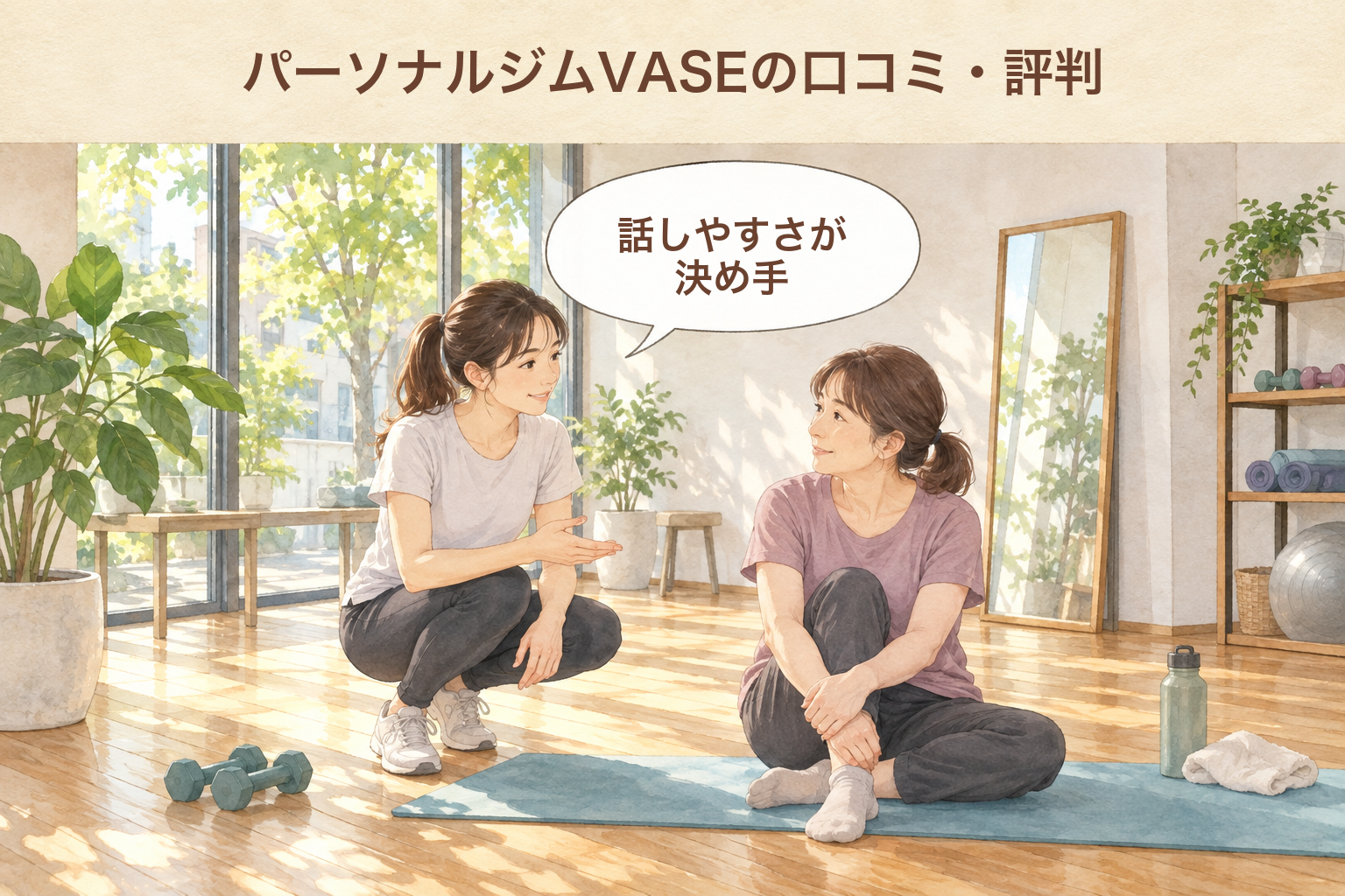 パーソナルジムVASEの口コミ・評判