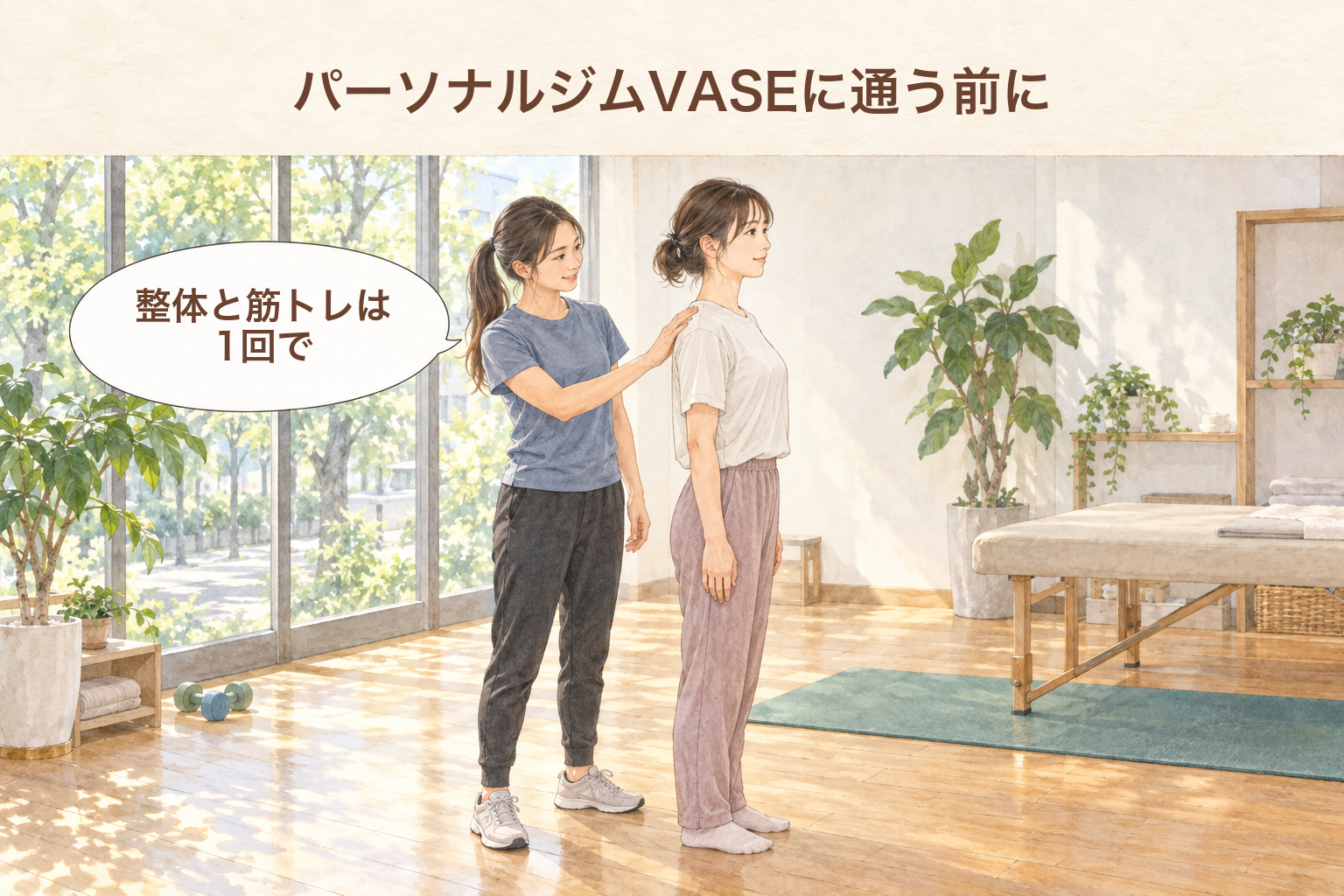 パーソナルジムVASEに通う前に知っておきたいこと