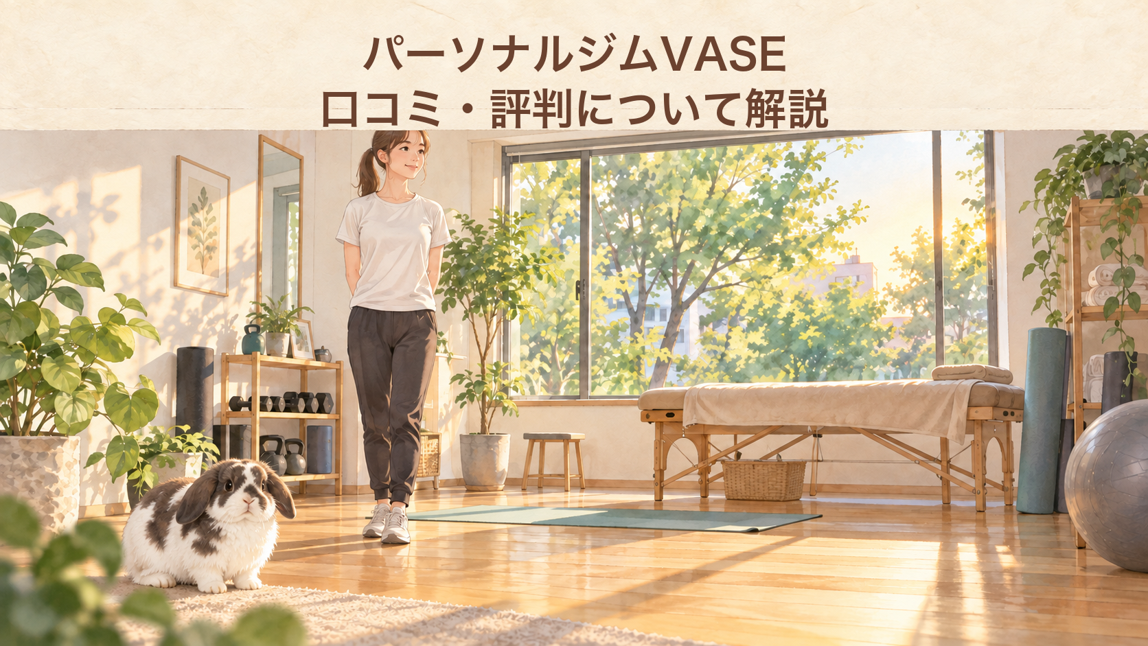 パーソナルジムVASEの口コミ・評判について解説するアイキャッチ
