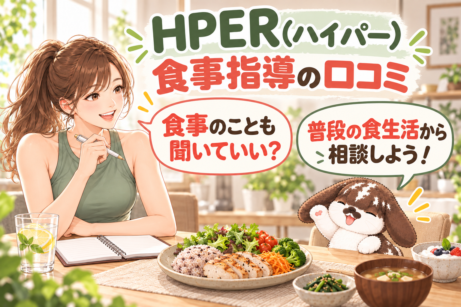 HPER(ハイパー)の良い口コミ・評判のイラスト