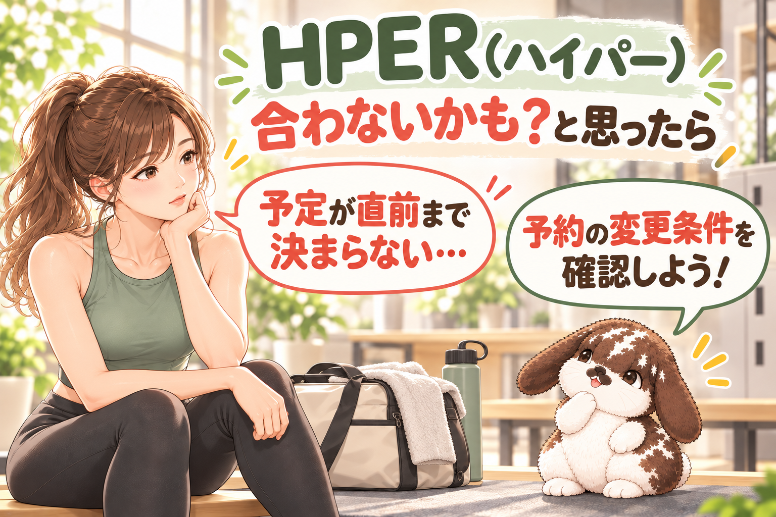 HPER(ハイパー)をおすすめしない人のイラスト