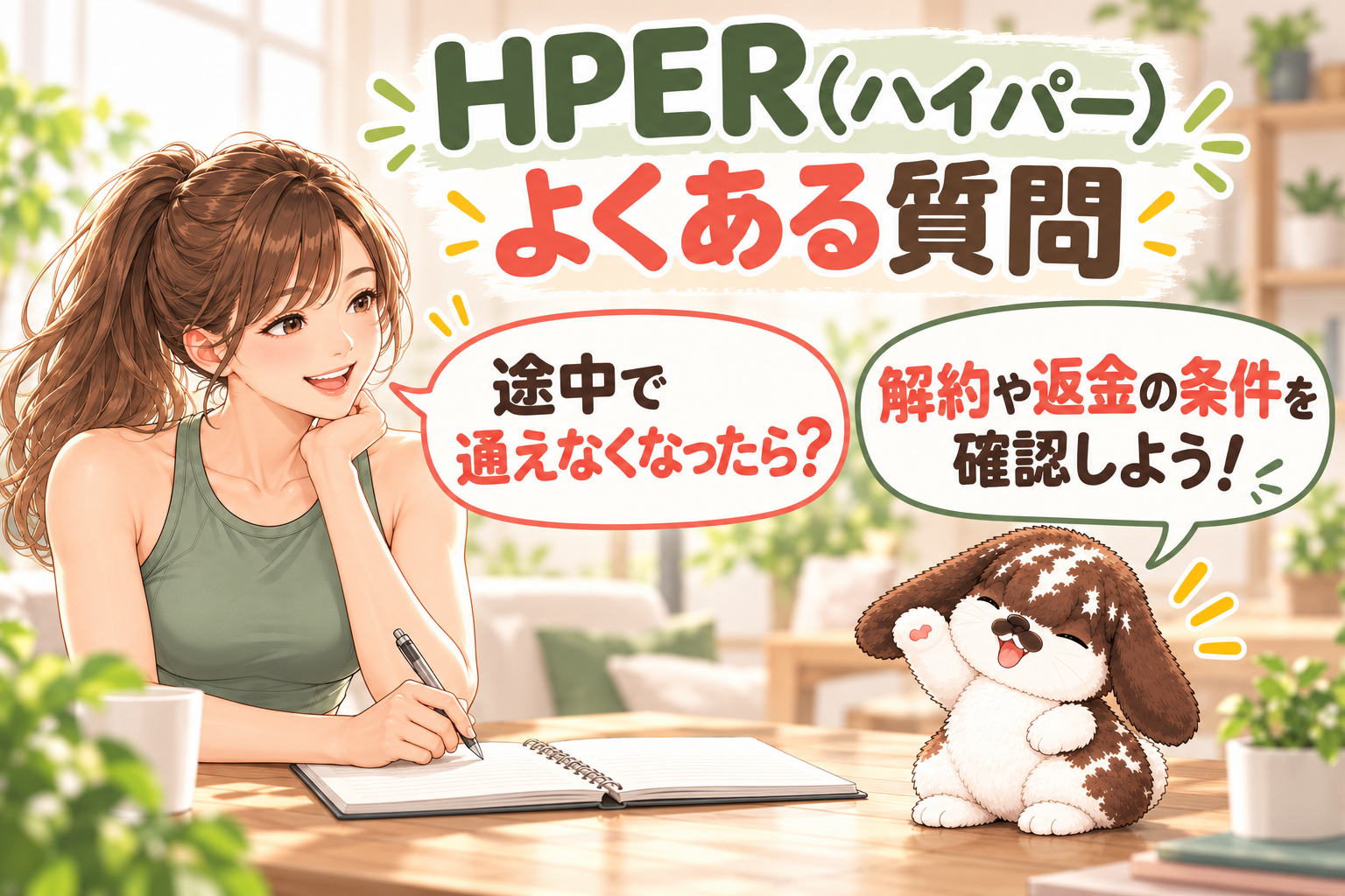 HPER(ハイパー)についてよくある質問のイラスト
