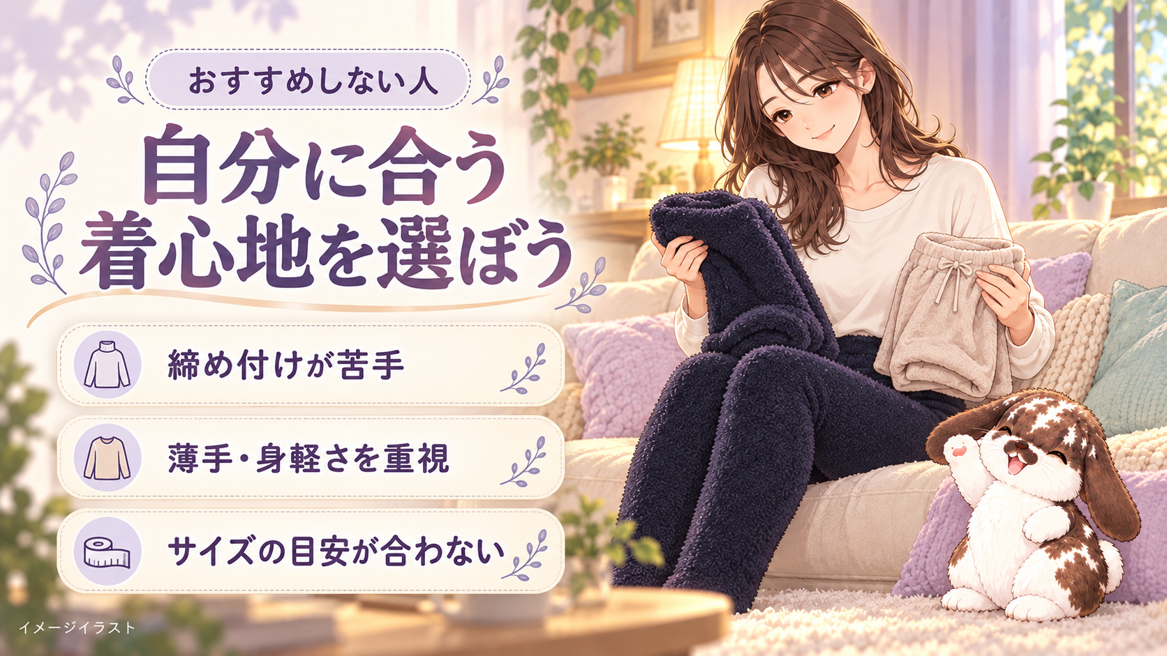 ふわりぃスリムをおすすめしない人の図解