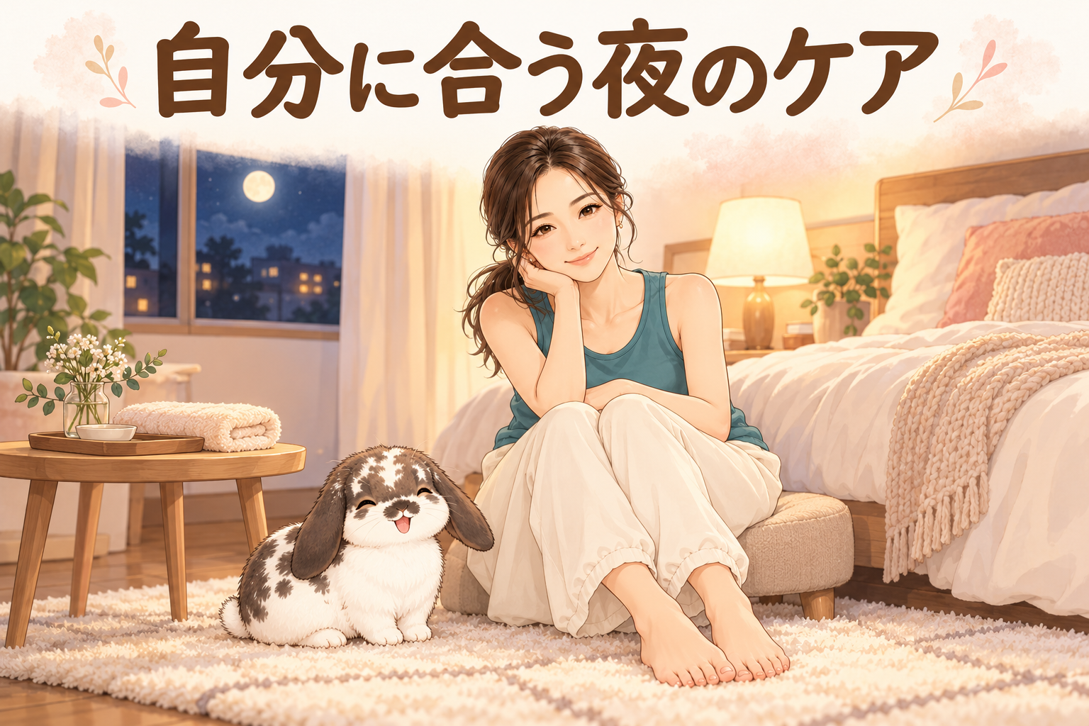 アシメグをおすすめする人のイラスト