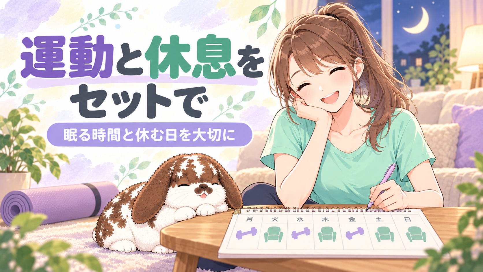 筋トレと休息・睡眠の基本|TONOFFとは分けて考える