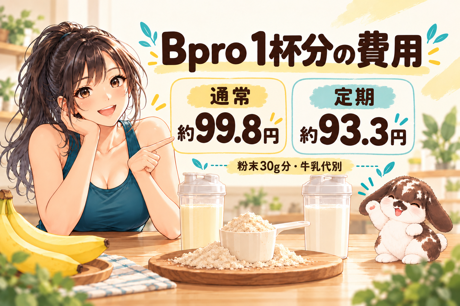 ビープロの価格と1杯あたりの費用
