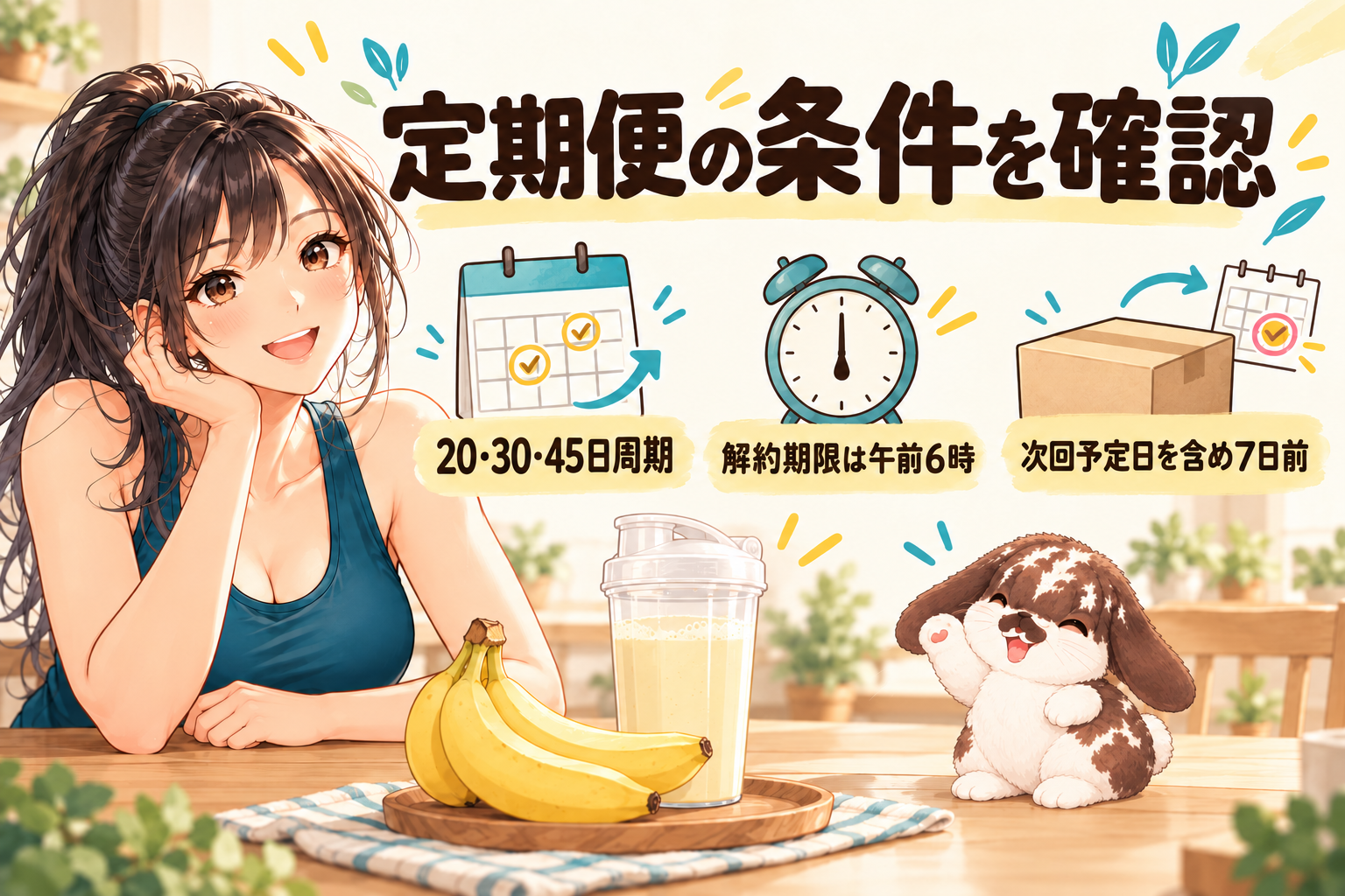 ビープロの定期便は解約できる？お届け条件を確認