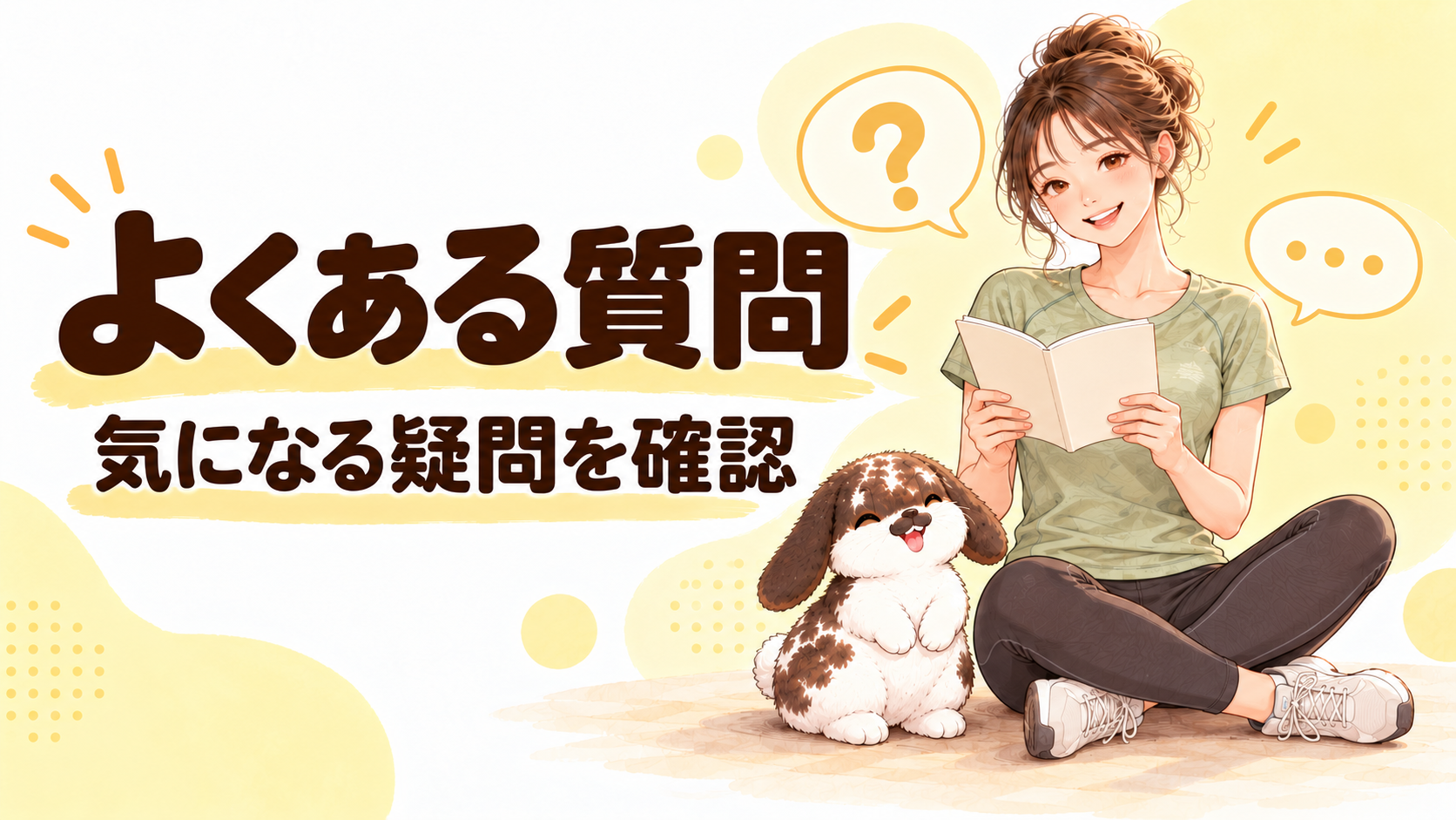 チョコザップ白石店のQ&Aのイラスト