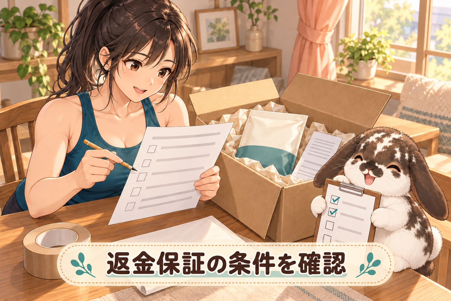 返金保証の条件を確認
