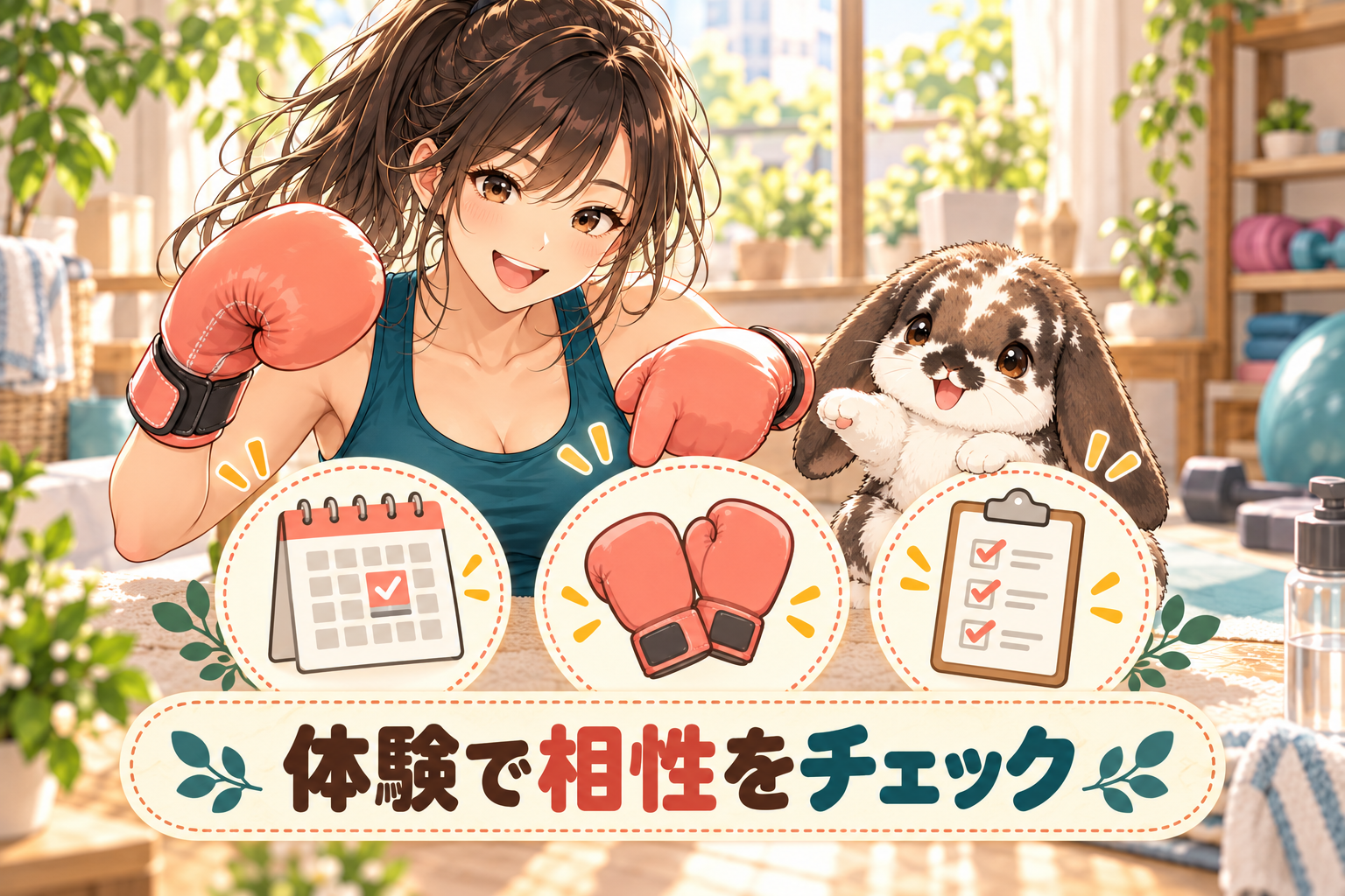 ZEAL BOXING FITNESSの体験で続けられそうかを確かめる3ステップ